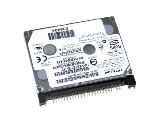 HTC426060G9AT00 Hitachi Travelstar C4K60 60GB 4200RPM IDE Ultra ATA/100 (ATA-6) 2MB Cache 1.8-inch Hard Drive