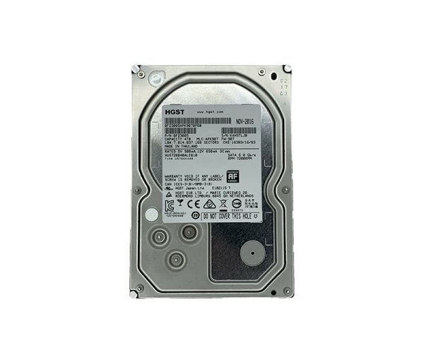 HUS726040ALE610 Hitachi Ultrastar 7K6000 4TB 7200RPM SATA 6Gb/s 128MB Cache 512E 3.5-inch Hard Drive