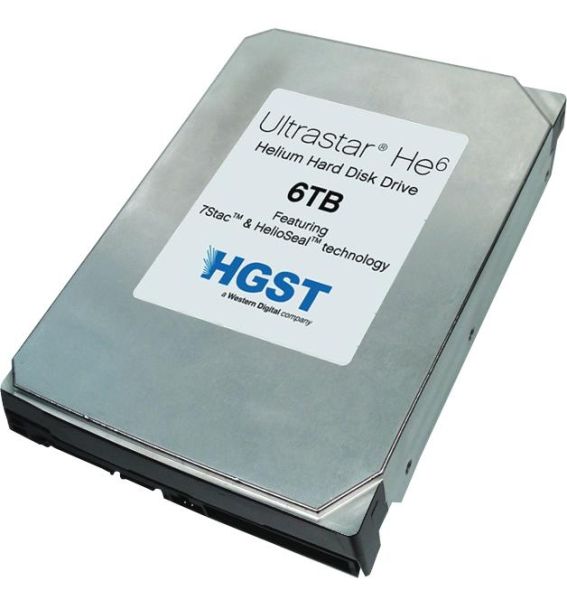 HUS726060ALA640 Hitachi Ultrastar HE6 6TB 7200RPM SATA 6Gb/s 64MB Cache 3.5-inch Hard Drive