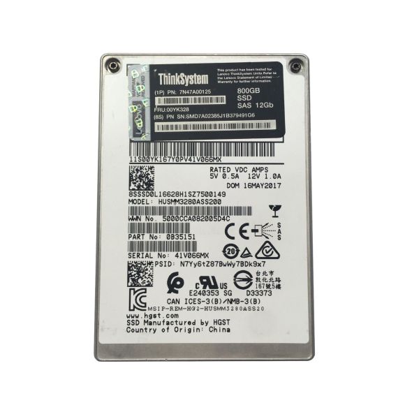 HUSMM3280ASS200 Hitachi Ultrastar DC SS300 800GB Multi-Level-Cell SAS 6Gb/s 2.5-inch Solid State Drive