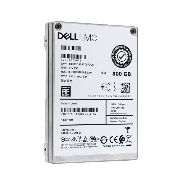 HUSMM3280ASS204 Hitachi Ultrastar SS300 Series 800GB Multi-Level Cell SAS 12Gb/s Mainstream Endurance (Secure Erase Encryption) 2.5-inch Solid State Drive