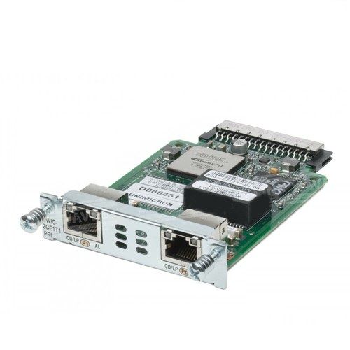 HWIC-2CE1T1-PRI-RF Cisco 2-Ports Channelized T1/E1 and ISDN High-Speed WAN Interface Card