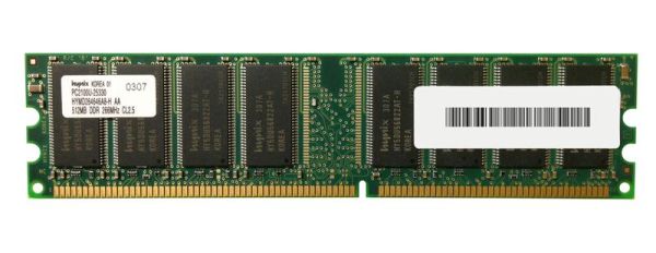 HYMD264646A8-H Hynix 512MB DDR-266MHz PC2100 non-ECC Unbuffered CL2.5 184-Pin DIMM 2.5V Memory Module