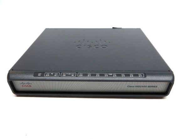 IAD2435-8FXS Cisco IAD 2400 series VOIP Gateway Network Router