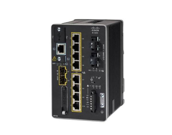 IE-3200-8P2S-E Cisco Catalyst IE-3200-8P POE RJ-45 8 x Ports 10/100/1000Base-T + 2 x SFP Layer 3 Managed Gigabit Ethernet Rugged Switch