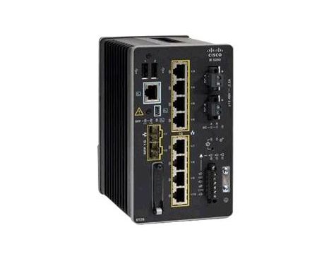 IE-3200-8T2S-E Cisco Catalyst IE-3200-8T RJ-45 8 x Ports 10/100/1000Base-T + 2 x SFP Layer 3 Managed Gigabit Ethernet Rugged Switch