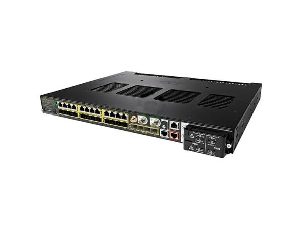 IE-5000-16S12P Cisco Industrial Ethernet 5000 Series RJ-45 PoE+ 16 x Ports 10/100/1000Base-T + 4 x SFP Layer 3 Managed Gigabit Ethernet Switch
