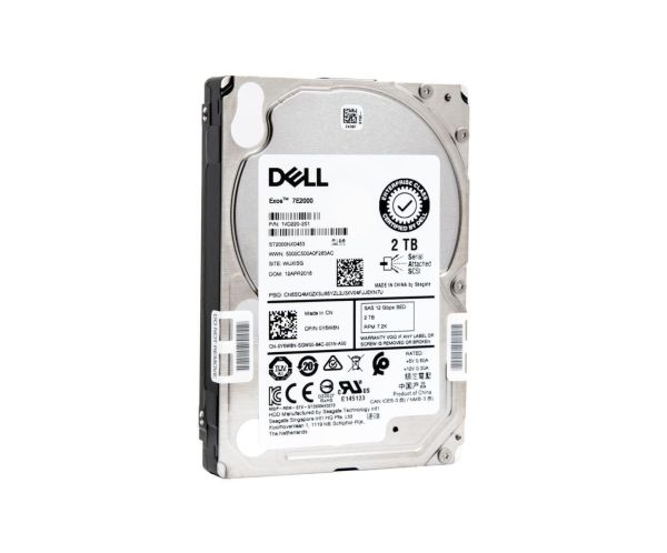 1VD220-251 Seagate Capacity V.3 2TB 7200RPM SAS 12Gb/s 128MB Cache 512n 2.5-inch Enterprise Hard Drive