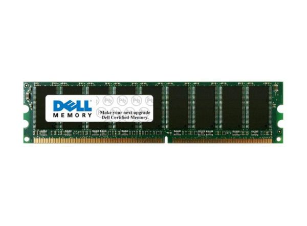 J0204 Dell 1GB DDR-333MHz PC-2700 non-ECC Unbuffered CL2 184-Pin 2.5V DIMM Memory Module