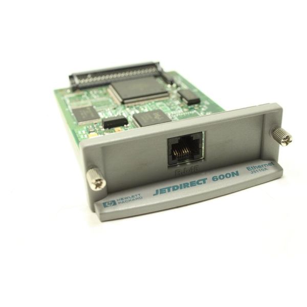 J3110-60002 HP JetDirect 600N EIO Fast Ethernet 10Base-T Internal Print Server RJ-45 Connector