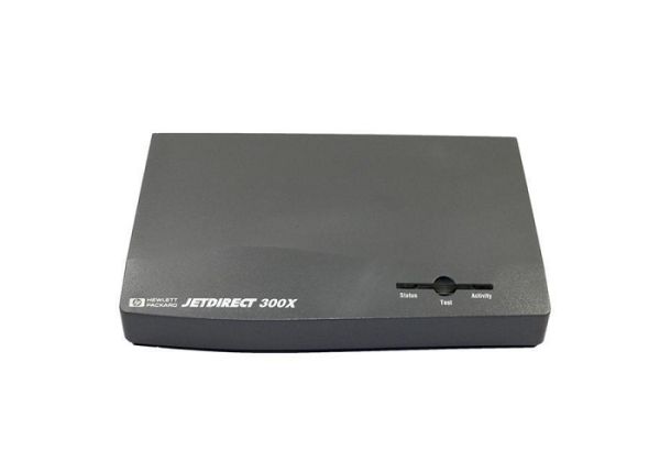 J3263AABA HP JetDirect 300X 1 x Port 10/100Base-T + 1 x Port Parallel Fast Ethernet Print Server