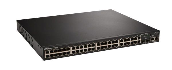 J327F Dell PowerConnect 3500 Series 3548P 48 x Ports 10/100Base-T PoE + 2 x Ports Gigabit Shared SFP + 2 x Ports 10/100/1000Base-T Fast Ethernet Rack-Mountable 1U Layer 3 Managed Network Switch