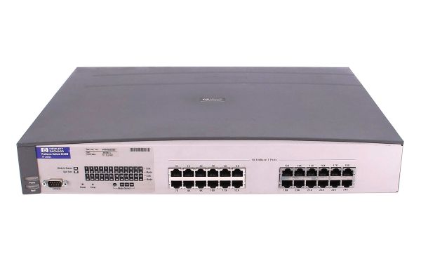 J4093-69003 HP ProCurve 2424M 24 x RJ-45 Ports 10/100BaseTX Layer 2 Managed Rack-mountable Fast Ethernet Network Switch