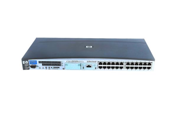 J4813AN HP ProCurve 2500 Series 2524 24 x RJ-45 Ports 10/100Base-TX + 2 x SFP (mini-GBIC) Ports Layer 2 Managed Rack-mountable Fast Ethernet Network Switch