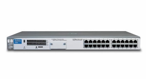 J4868A#ABA HP ProCurve 2124 24 x Ports 10/100 Base-TX RJ-45 + 1 x Expansion Slot 1U Rack-mountable Layer 2 Fast Ethernet Network Switch