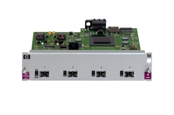 J4878B HP ProCurve XL 4 x Ports 1000Base-T SFP mini-GBIC Network Switch Module