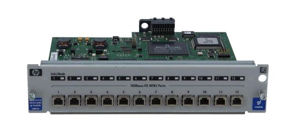 J4892A HPE 12 x Ports MT-RJ 100Base-FX Fast Ethernet Expansion Module for ProCurve GL Switch