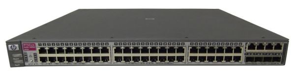 J4906-69001 HP ProCurve 3400CL-48G 48 x RJ-45 Ports 10/100/1000Base-T + 4 x Shared SFP Ports Layer 3 Managed Rack-mountable Gigabit Ethernet Network Switch