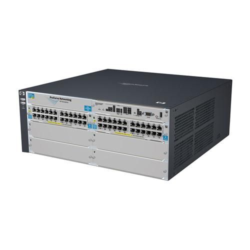 J8699AZ HP ProCurve 5406zl 48G 48 x Ports 1000Base-T RJ-45 LAN + 4 x Expansion Slots Rack Mountable Intelligent Edge Stackable Network Switch Chassis