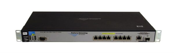 J8762-60001 HP ProCurve 2600-8-PWR 8 x RJ-45 Ports PoE 10/100Base-TX + 1 x Dual-Personality RJ-45/SFP mini-GBIC Port Layer 2 Managed Rack-mountable Fast Ethernet Network Switch