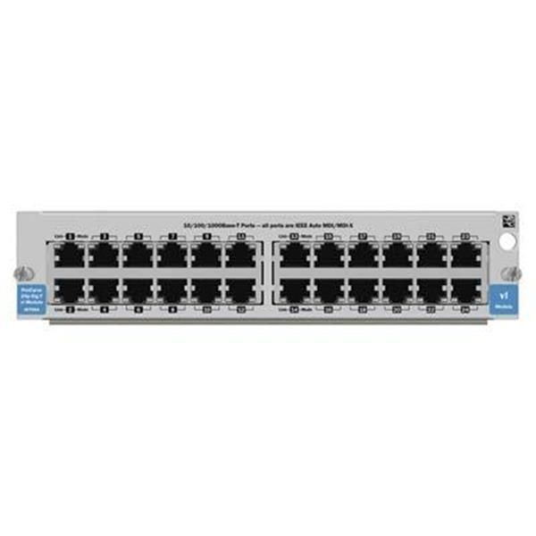 J8765B HP ProCurve vl 24 x Ports 10/100Base-TX RJ-45 Autosensing Ports 3U Rack-mountable Layer 2 Unmanaged Fast Ethernet Switch Module