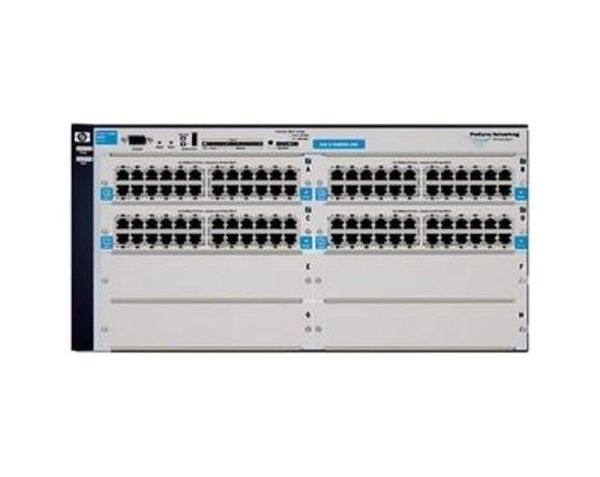 J8775BZ HP ProCurve 4200 vale Series 4208vl-96G 96 x RJ-45 Ports 10/100Base-TX + 4 x Open Module Slots Layer 2 Managed 5U Rack-mountable Modular Fast Ethernet Network Switch Chassis
