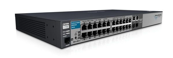 J9019-69101 HP ProCurve 2510 Series E2510-24 24 x RJ-45 Ports 10/100Base-TX + 2 x Dual Personality RJ-45/SFP (mini-Gbic) Uplink Ports Layer 2 Managed Rack-mountable Fast Ethernet Network Switch