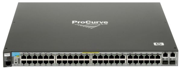 J9088-60101 HP ProCurve 2610 Series 2610-48 48 x RJ-45 Ports 10/100Base-TX + 2 x RJ-45 GE Ports + 2 x SFP (miniGBIC) Ports Layer 2 Managed Rack-mountable Stackable Fast Ethernet Network Switch