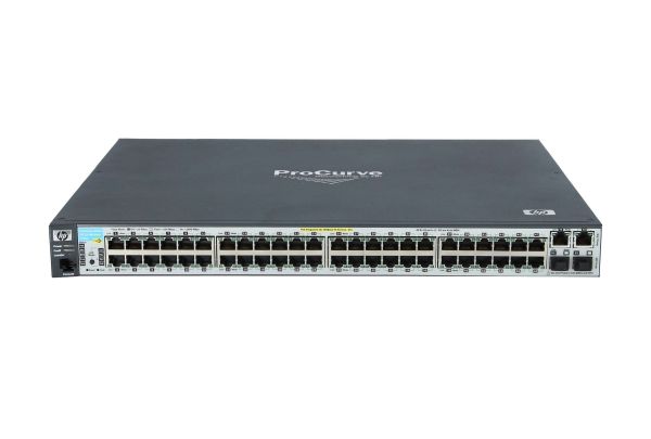 J9089AR#ABB HP ProCurve 2610 Series 2610-48-PWR 48 x RJ-45 Ports PoE 10/100Base-TX + 2 x GE RJ-45 Ports + 2 x SFP (mini-GBIC) Ports Layer 2 Managed Rack-mountable Fast Ethernet Network Switch