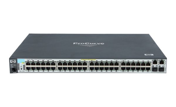 J9089AX HP ProCurve 2610 Series 2610-48-PWR 48 x RJ-45 Ports PoE 10/100Base-TX + 2 x GE RJ-45 Ports + 2 x SFP (mini-GBIC) Ports Layer 2 Managed Rack-mountable Fast Ethernet Network Switch