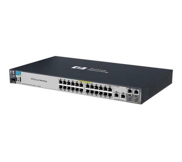 J9138A HP ProCurve 2520-24-PoE 24-Port 24 x 10/100Base-TX 2 x SFP (mini-GBIC) Shared 2 x 10/100/1000Base-T Ethernet Managed Switch