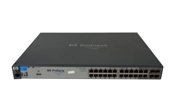 J9145AX HP ProCurve 2910al Series 2910al-24G 20 x RJ-45 Ports 10/100/1000Base-T + 4 x Dual Personality RJ-45/SFP (mini-GBIC) Ports Layer 3 Managed Rack-mountable Gigabit Ethernet Network Switch