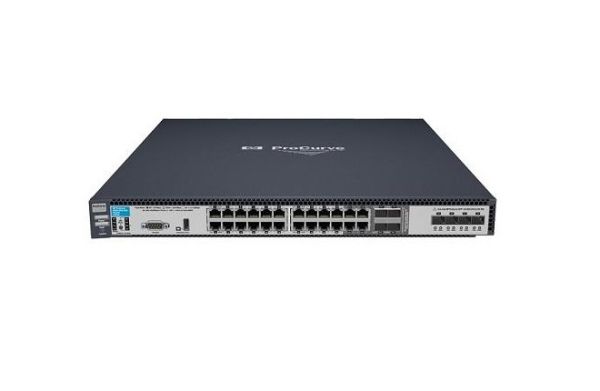 J9264-60001 HP ProCurve 6600-24G-4XG 24 x Ports 10/100/1000Base-T Gigabit + 4 x SFP (miniGBIC) Ports + 4 x SFP+ 10 Gigabit Layer 4 Managed Switch