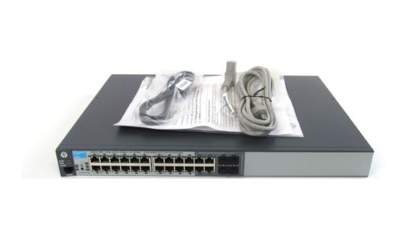 J9279-61001 HP ProCurve 2510 Series E2510-24G 20 x RJ-45 Ports 10/100/1000Base-T + 4 x Dual Personality RJ-45/SFP (mini-GBIC) Ports Layer 2 Managed Rack-mountable Gigabit Ethernet Network Switch