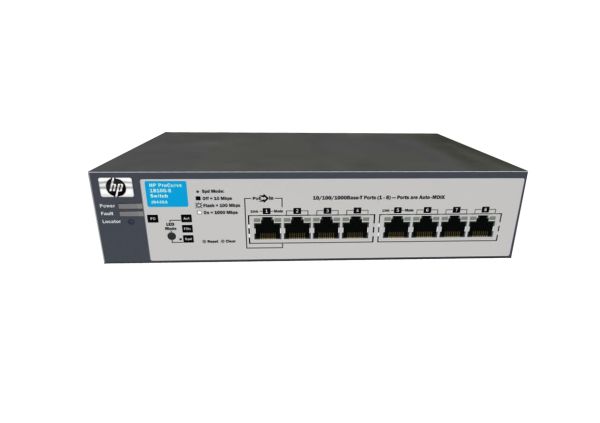 J9449-80099 HP ProCurve 1810 Series 1810-8G 8 x RJ-45 Ports 10/100/1000Base-T Layer 2 Managed Rack-mountable Gigabit Ethernet Network Switch