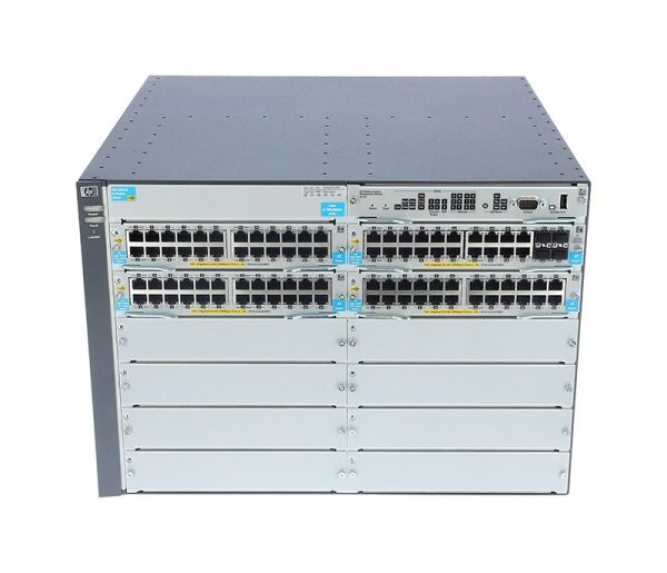 J9540AR HP ProCurve 5400 zl Series 5412-92G-PoE+ 92 x Ports 1000Base-T PoE+ + 4 x Slots Open SFP mini-GBIC + 8 x Open Module Slots Layer 3 Managed Chassis Switch