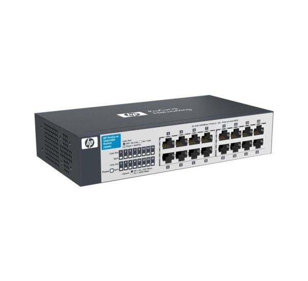 J9560-61102 HP ProCurve 1410-16G 16-Ports 10/100/1000Base-T Unmanaged Gigabit Ethernet Switch