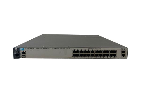 J9585AR#ABG HP Procurve E3800-24G-2XG 24 x RJ-45 Ports 10/100/1000Base-T + 2 x SFP+ Ports Layer 3 Managed 1U Rack-mountable Gigabit Ethernet Network Switch