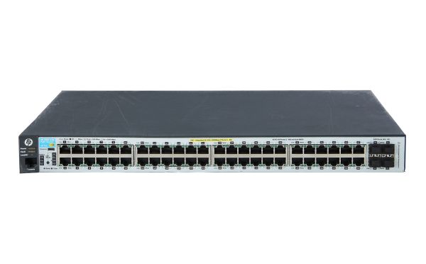 J9772A-N HP Aruba 2530 Series 2530-48G-PoE+ 48 x RJ-45 Ports PoE+ 10/100/1000Base-T + 4 x SFP Ports Layer 2 Managed Rack-mountable Gigabit Ethernet Network Switch