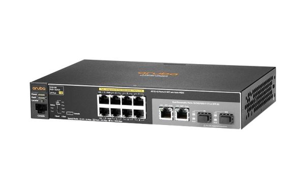 J9774ACM HP 2530-8G-PoE+ 8-Ports With 2 Combo Gigabit SFP Ports 10/100/1000Base-T Managed Gigabit Ethernet Rackmountable Switch