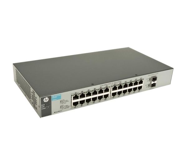 J9803AS HP ProCurve 1810-24G v2 24-Ports 10/100/1000Base-T Gigabit, 2 x SFP (mini-GBIC) Layer 2 Managed Switch