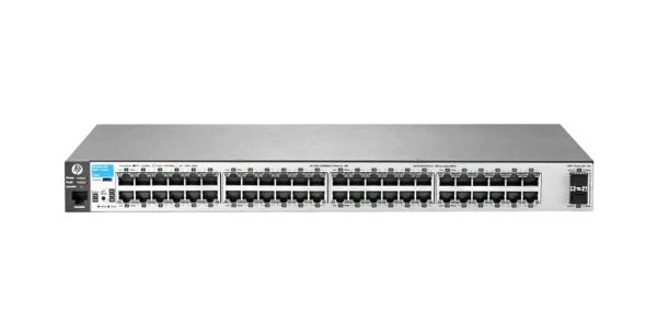 J9855AR HPE Aruba 2530 Series 2530-48G-2SFP+ 48 x Ports 1000Base-T + 2 x Ports SFP+ Layer 2 Managed 1U Rack-Mountable Gigabit Ethernet Network Switch