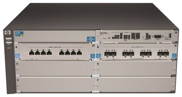 J9866A#ABA HP 5406 zl 8 x SFP+ Ports 10GBase-T + 8 x RJ-45/SFP+ Ports Layer 4 Managed Rack-mountable Gigabit Ethernet Network Switch