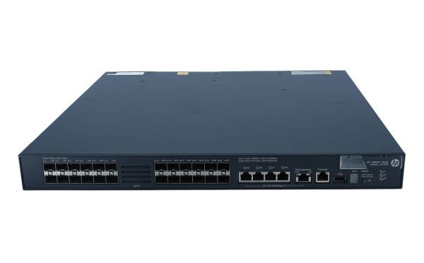 JC102AR#ABB HP Procurve A5820-24XG-SFP+ 24 x SFP+ Ports 10GBase-X + 4 x RJ-45 Ports Layer 3 Managed 1U Rack-mountable Gigabit Ethernet Network Switch