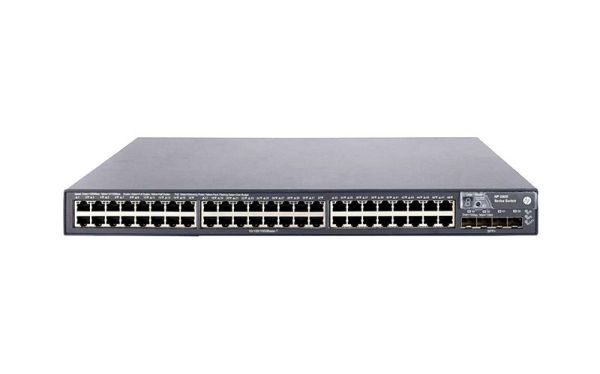 JC104BR HPE Flex Fabric 5800 Series 5800-48G-PoE+ 48 x RJ-45 Ports PoE+ 10/100/1000Base-T + 4 x SFP Ports Layer 3 Managed Rack-mountable Gigabit Ethernet Network Switch