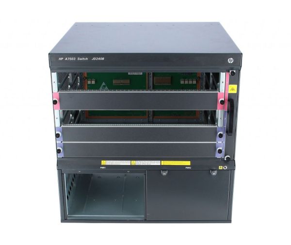 JD240-61301 HP FlexNetwork 7500 Series 7503 3 x I/O Module Slots 10U Rack-mountable Layer 3 Managed Network Switch Chassis