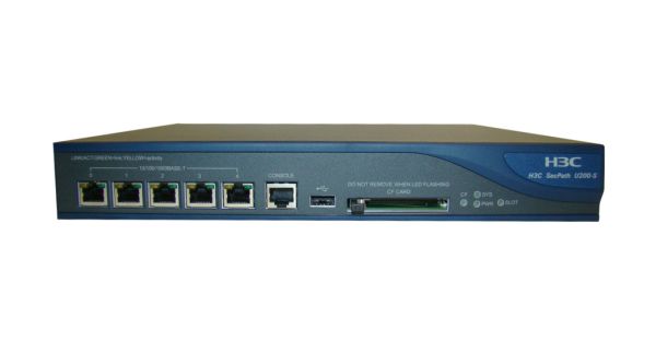 JD273AR HPE U200-S 5 x Ports 1000Base-T + 1 x Port RJ-45 Console 1U Rack-mountable Unified Threat Management Appliance