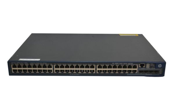JD370AR#ACC HP A5500-48G 48 x Ports 10/100/1000Base-T + 4 x Shared SFP (mini-GBIC) Layer 4 Managed Stackable Gigabit Ethernet Network SI Switch