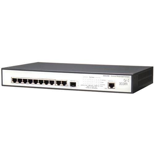 JD864A HP 1905 Series V1905-10G-PoE 10 x RJ-45 Port 10/100/1000Base-T + 1 x Combo SFP (mini-GBIC) Port Layer 2 Managed Rack-mountable Gigabit Ethernet Network Switch