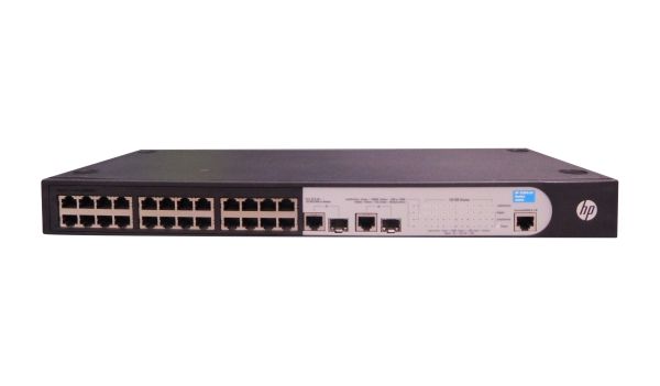 JD990#ABA HP V1905-24 24 x Ports 10/100/Base-T + 2 x SFP Combo Ports 10/100Base-TX Layer 2 Managed 1U Rack-mountable Fast Ethernet Network Switch